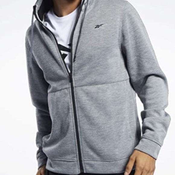 NEW Reebok Workout Ready Full Zip Hoodie - Picture 7 of 8